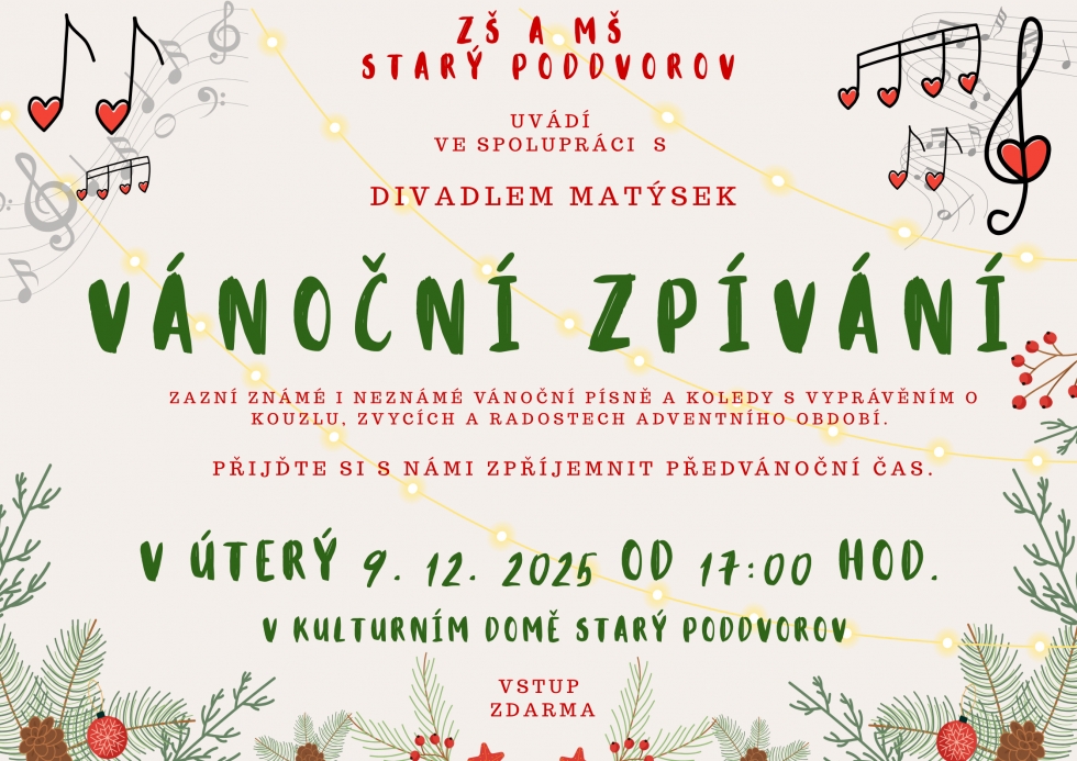 Vánoční zpívání